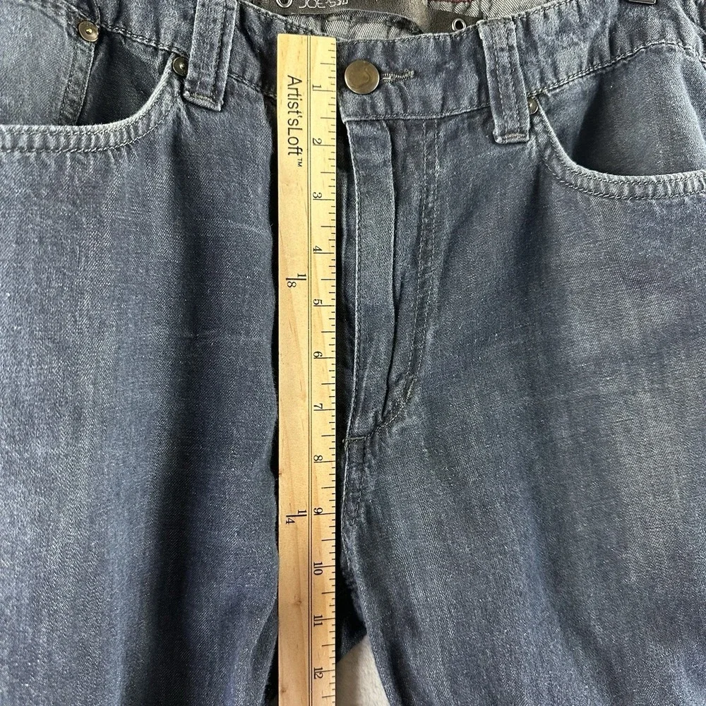 Joe's Jeans Men's 36 x 30 Blue Dark Wash Cotton Classic Fit Straight Leg